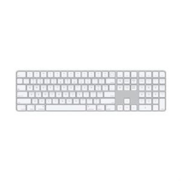 Apple Magic Keyboard with Touch ID and Numeric Keypad - US English - White Keys - Picture 6 of 6